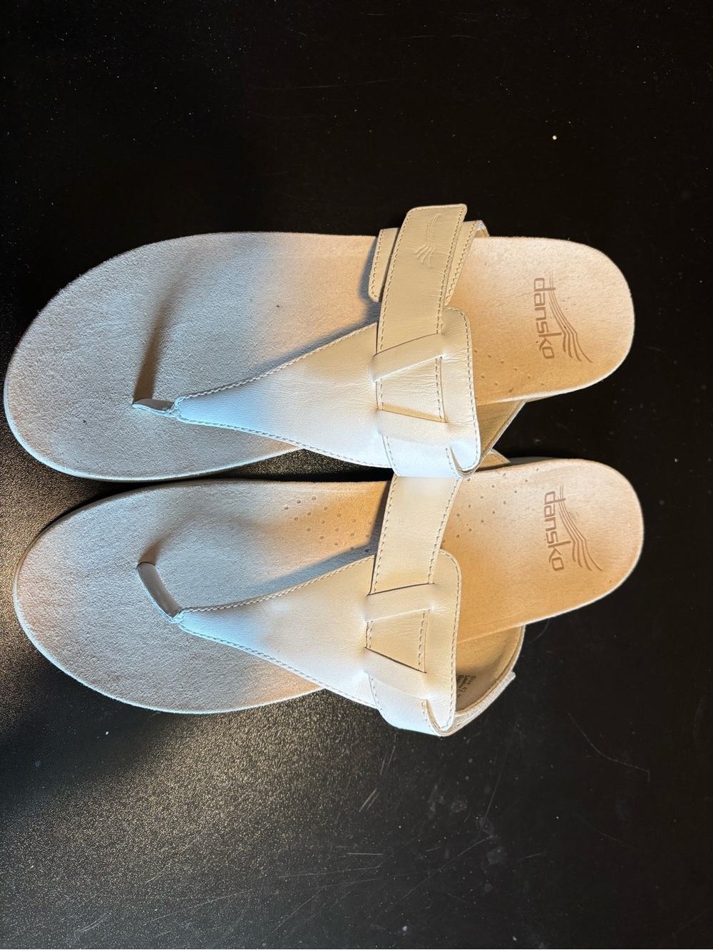 Dansko White Thong Sandals - Women - Picture 2 of 3
